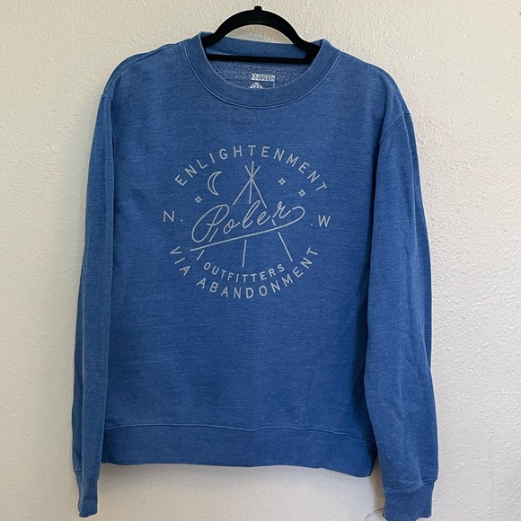 OG Poler Stuff Blue Crewneck Sweatshirt - Picture 5 of 7